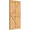 Ekena Millwork Framed Board-n-Batten Shutters w/Z-Bar, Rough Sawn Western Red Cedar, 21 1/2W x 40H, PR RBF06Z21X040RWR - alternate 4